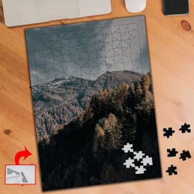 501466 Ağaç Ve Dağ Manzarası 240 Parça Puzzle Yapboz Tablo