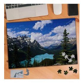 503 Doğal Manzara Gökyüzü Dağlar 240 Parça Puzzle Yapboz Tablo