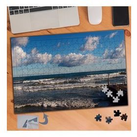 505 Dalgalı Denizler Bulutlar 240 Parça Puzzle Yapboz Tablo