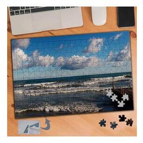 505 Dalgalı Denizler Bulutlar 240 Parça Puzzle Yapboz Tablo