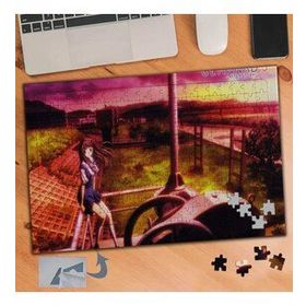 506 Anime Karakter Kırmızı Gökyüzü 240 Parça Puzzle Yapboz Tablo