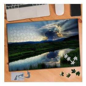 508 Gün Işığı Çimenlik Gökyüzü 240 Parça Puzzle Yapboz Tablo
