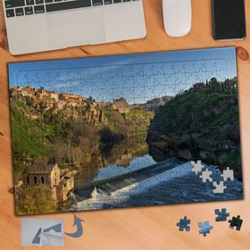 509 Taş Evler Doğa Dağlar 240 Parça Puzzle Yapboz Tablo