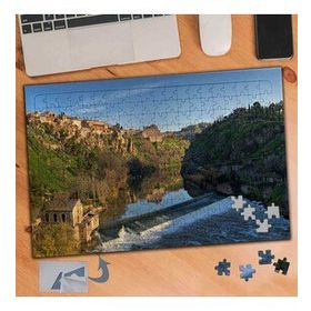 509 Taş Evler Doğa Dağlar 240 Parça Puzzle Yapboz Tablo