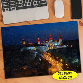 5094908 Ukrayna Beyaz Saray Mimari Yapı 240 Parça Puzzle Yapboz