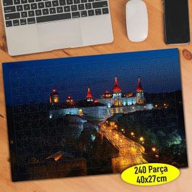 5094908 Ukrayna Beyaz Saray Mimari Yapı 240 Parça Puzzle Yapboz