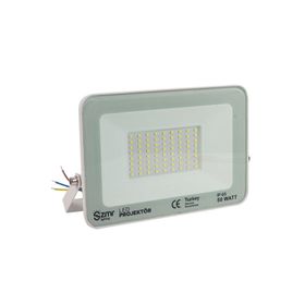 50W Beyaz Slim Led Projektör