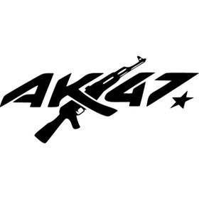 50x20 cm Ak47 Araba Laptop Duvar Folyo Sticker