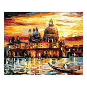50x65 cm Cam Saksı ve Pempe Çiçekler Sayılarla Boyama Seti Rulo Duvar Sticker