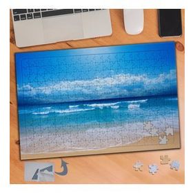 510 Berrak Deniz Kumsal Gökyüzü 240 Parça Puzzle Yapboz Tablo