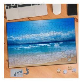 510 Berrak Deniz Kumsal Gökyüzü 240 Parça Puzzle Yapboz Tablo
