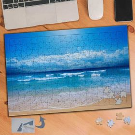 510 Berrak Deniz Kumsal Gökyüzü 240 Parça Puzzle Yapboz Tablo