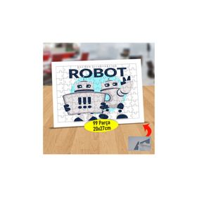 5185 Selam Veren Yapay Zeka Robot 99 Parça Puzzle Yapboz Tablo