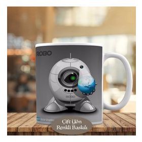 52 Yapay Zeka Teknolojisi Robot Baskılı Kupa Bardak
