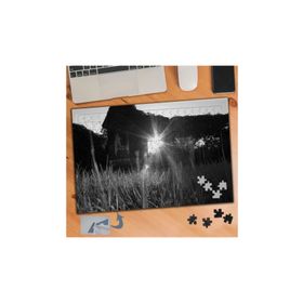 521 Siyah Beyaz Yansıyan Işık240 Parça Puzzle Yapboz Tablo