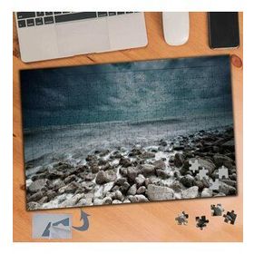 522 Kapalı Gökyüzü Taşlı Deniz 240 Parça Puzzle Yapboz Tablo