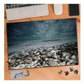 522 Kapalı Gökyüzü Taşlı Deniz 240 Parça Puzzle Yapboz Tablo