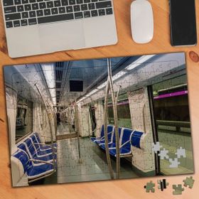 52533746 Metro Boş Vagonu 240 Parça Puzzle Yapboz