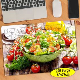 5262362 Rengarenk Sebzeli Salata Yiyecek 240 Parça Puzzle Yapboz