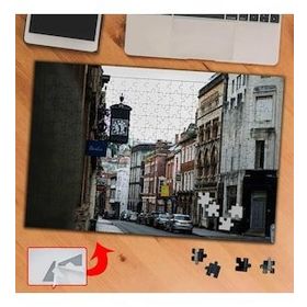 527136 Şehir Sokakları Manzara 240 Parça Puzzle Yapboz Tablo