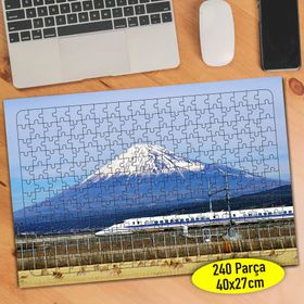 52922313 Karlı Büyük Dağ Doğa Manzarası 240 Parça Puzzle Yapboz