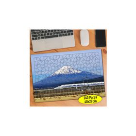 52922313 Karlı Büyük Dağ Doğa Manzarası 240 Parça Puzzle Yapboz