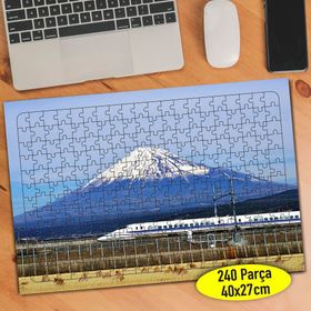 52922313 Karlı Büyük Dağ Doğa Manzarası 240 Parça Puzzle Yapboz
