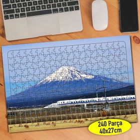 52922313 Karlı Büyük Dağ Doğa Manzarası 240 Parça Puzzle Yapboz