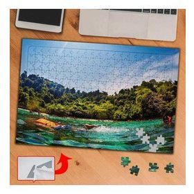 5301 Deniz Yüzme Tatil Doğa 240 Parça Puzzle Yapboz Tablo