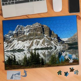 531 Dağ Doğa Manzarası 240 Parça Puzzle Yapboz Tablo