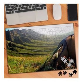 5346 Çayır Kamp Manzara 240 Parça Puzzle Yapboz