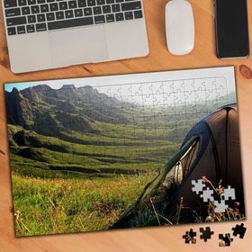 5346 Çayır Kamp Manzara 240 Parça Puzzle Yapboz