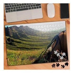 5346 Çayır Kamp Manzara 240 Parça Puzzle Yapboz