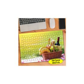 535376 Çimenler Üstünde Meyve Sepeti 240 Parça Puzzle Yapboz