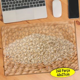 5369724 Hasır Tabak İçinde Buğday Gıda 240 Parça Puzzle Yapboz