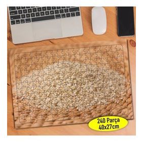 5369724 Hasır Tabak İçinde Buğday Gıda 240 Parça Puzzle Yapboz