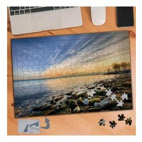 538 Yosunlu Taşlar Deniz Ağaçlar 240 Parça Puzzle Yapboz Tablo