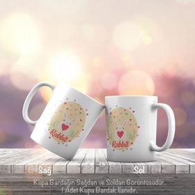 53876-56348 Wonderland Tavşan Kupa Bardak