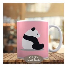53876-62841 Yalnız Sevimli Panda Kupa Bardak