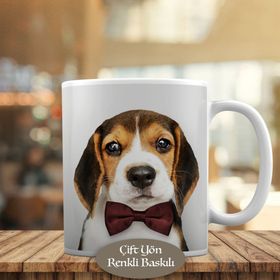 53876-74785 Papyonlu Köpekcik Kupa Bardak