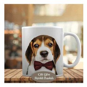 53876-74785 Papyonlu Köpekcik Kupa Bardak