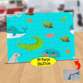 5387620413 Sevimli Deniz Hayvanları 99 Parça Puzzle Yapboz Tablo
