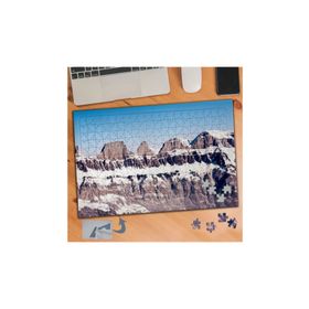 539 Dağlar Ve Mavi Gökyüzü 240 Parça Puzzle Yapboz Tablo