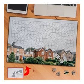 539177 Şehirde Hayat Evler 240 Parça Puzzle Yapboz Tablo