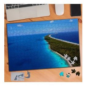 541 Okyanus Ortasında Ada Doğa 240 Parça Puzzle Yapboz Tablo