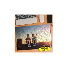 54121 Çatıda Gökyüzünü İzleyen Çocuklar 240 Parça Puzzle Yapboz