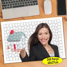 54278542 Emlakçılık Sektörü İş Dünyası 240 Parça Puzzle Yapboz