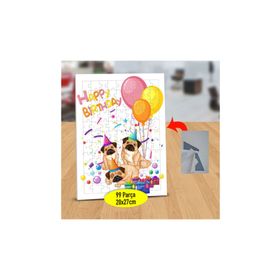 5428 Doğum Günü Partisinde Köpekler 99 Parça Puzzle Yapboz Tablo