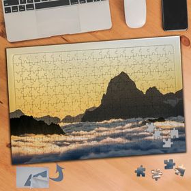 544 Dalgalı Köpüklü Deniz Doğa 240 Parça Puzzle Yapboz Tablo