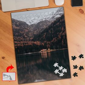 546909 Gölün Kıyısındaki Yaşam 240 Parça Puzzle Yapboz Tablo